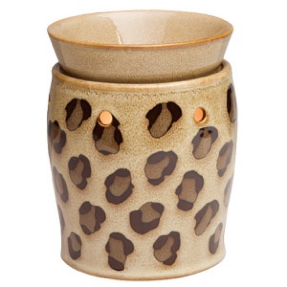 Leopard Print Scentsy Warmer w/ Wax Bars